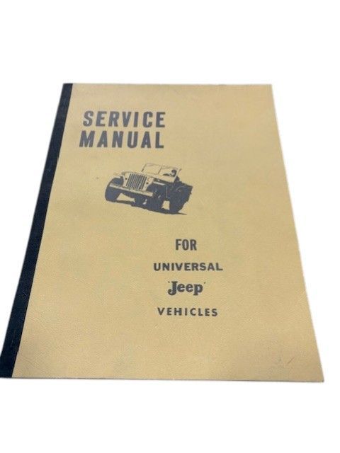 CJ-2 &3A  Service Manual