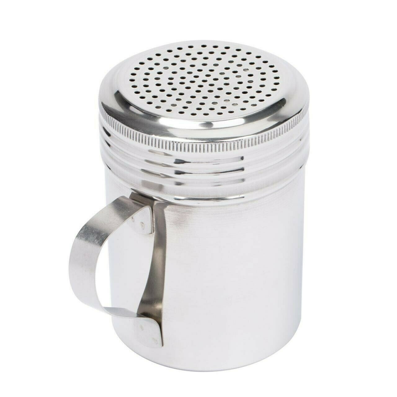 Stainless Steel Salt Dredge Shaker with Handle 285ml