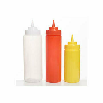 Plastic Squeeze Bottle 472ml Wide Mouth