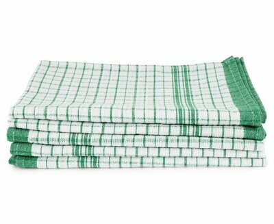 Super Soaker Waffle Tea Towels Large - Green