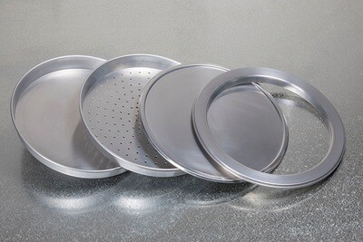 10&quot; Aluminium Deep Pan Pizza Tray Plain