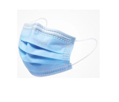 Disposable Face Coverings - 50 Piece x 3 (150)