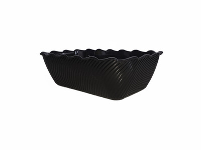 Scallop Bowl Medium Black