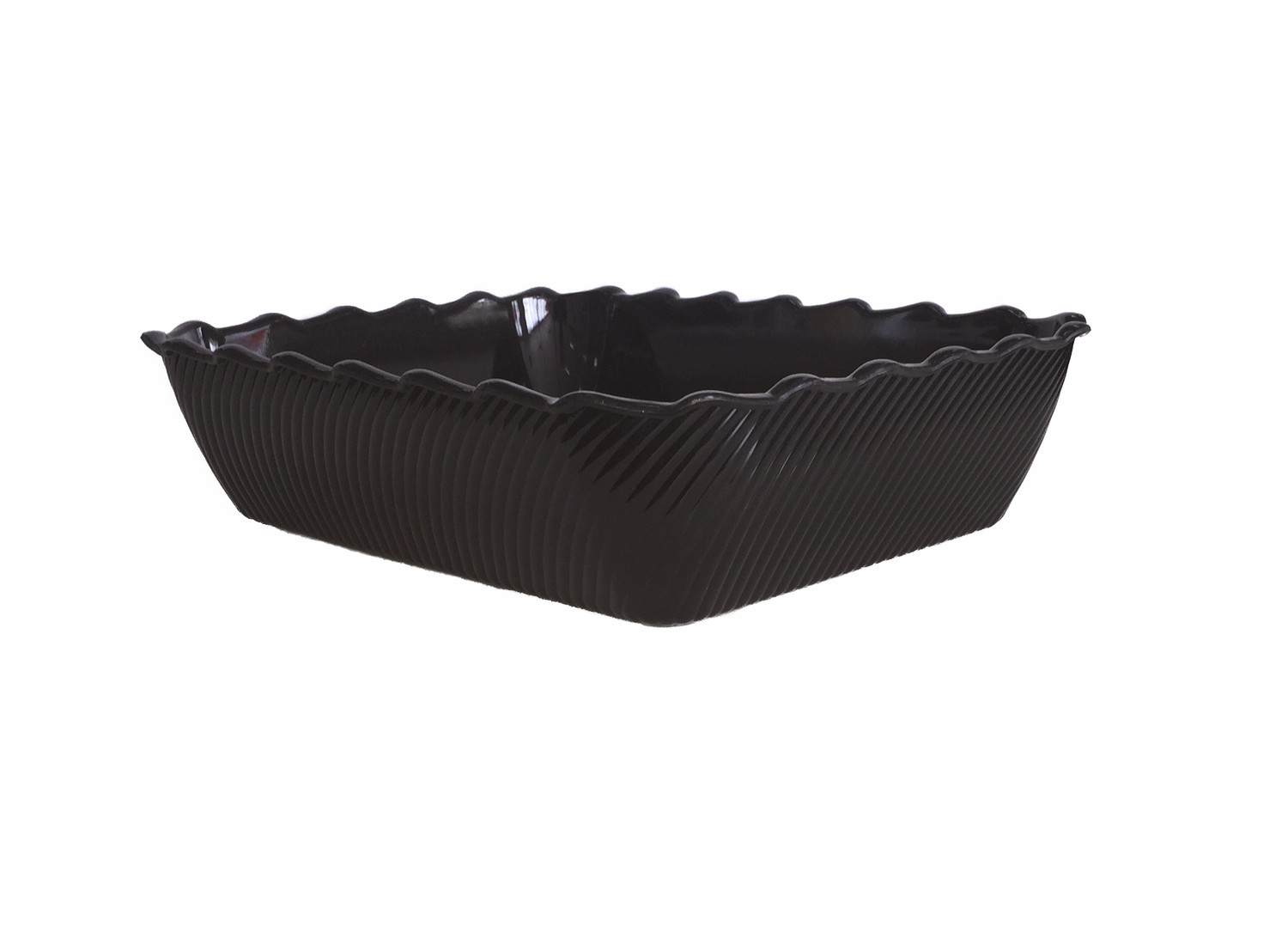 Scallop Bowl Large Black
