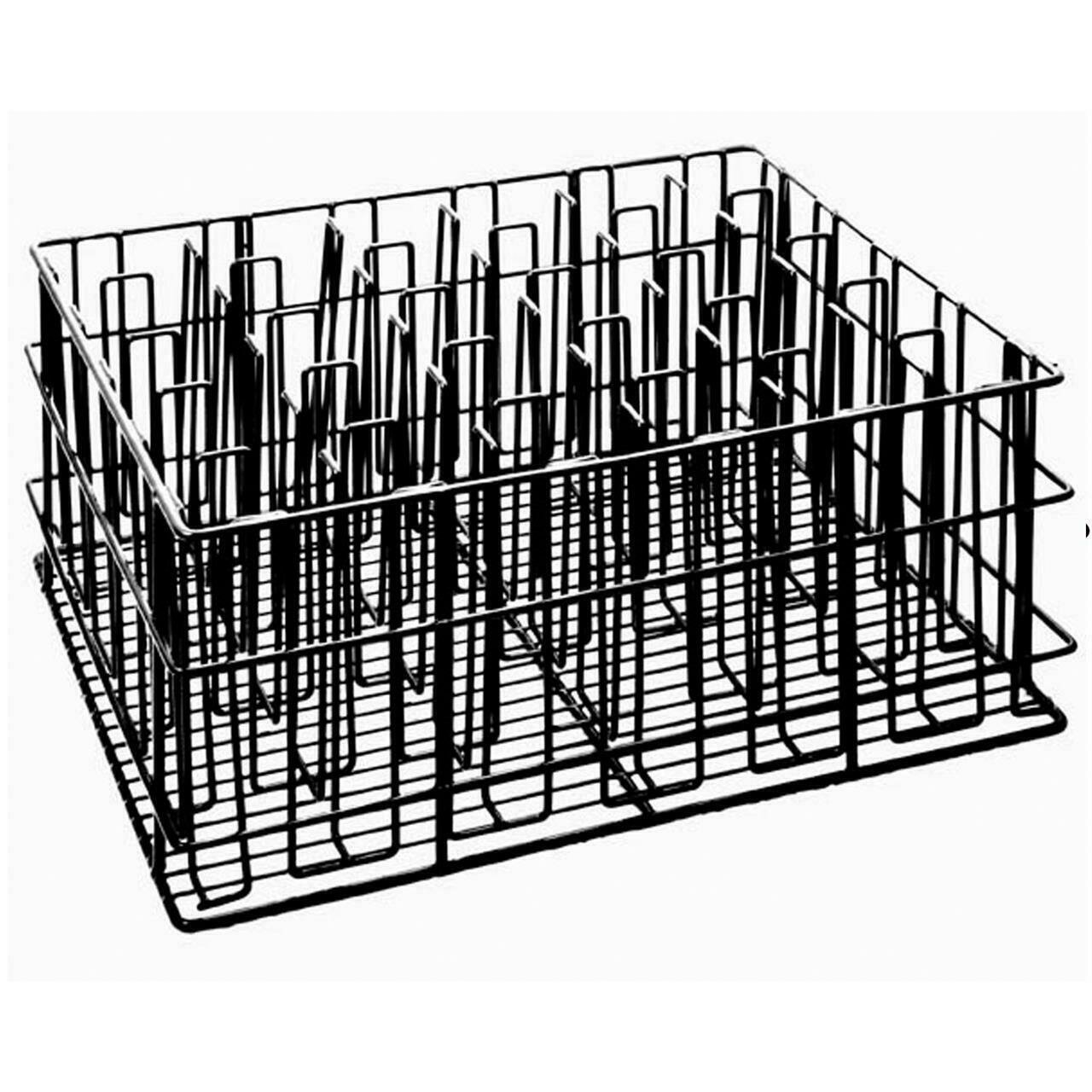 20 Compartment Glass Basket Rack