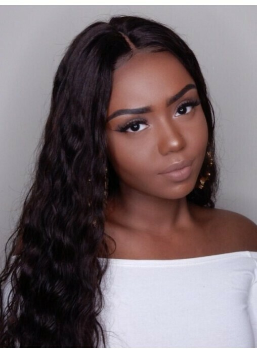 In-Stock Virgin Remy Hair Deep Body Wave Full Lace Wig