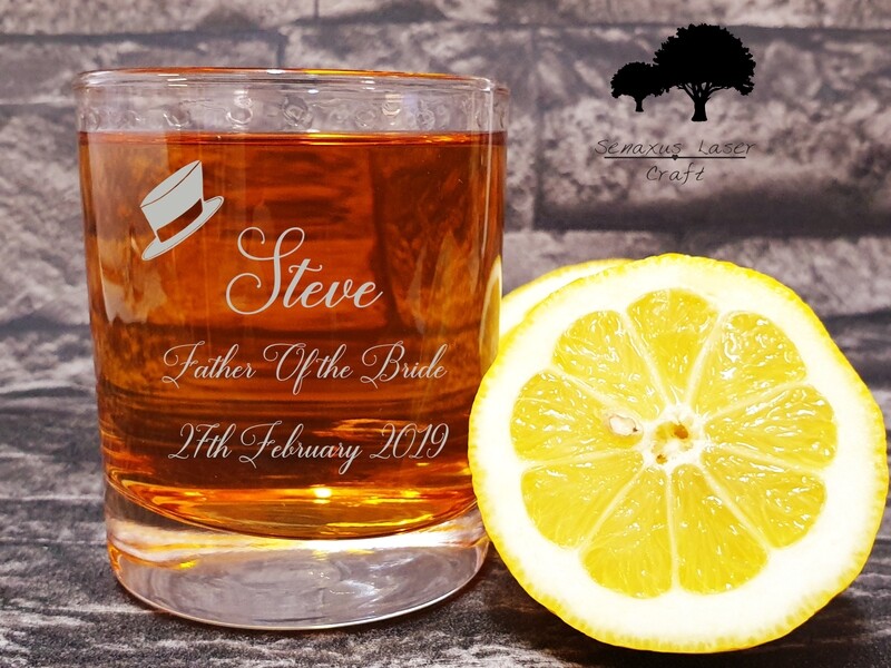 Personalised 10 oz Whiskey Glass Tumbler Perfect for birthday, christmas fathers day mothers day gifts. WTA33