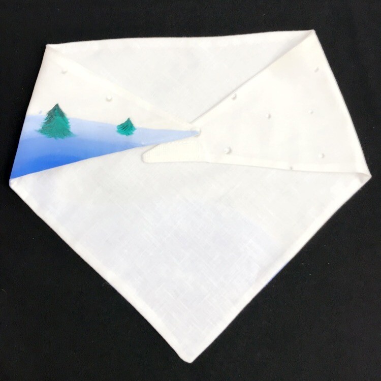 Winter Wonderland Hand-Painted Bandana