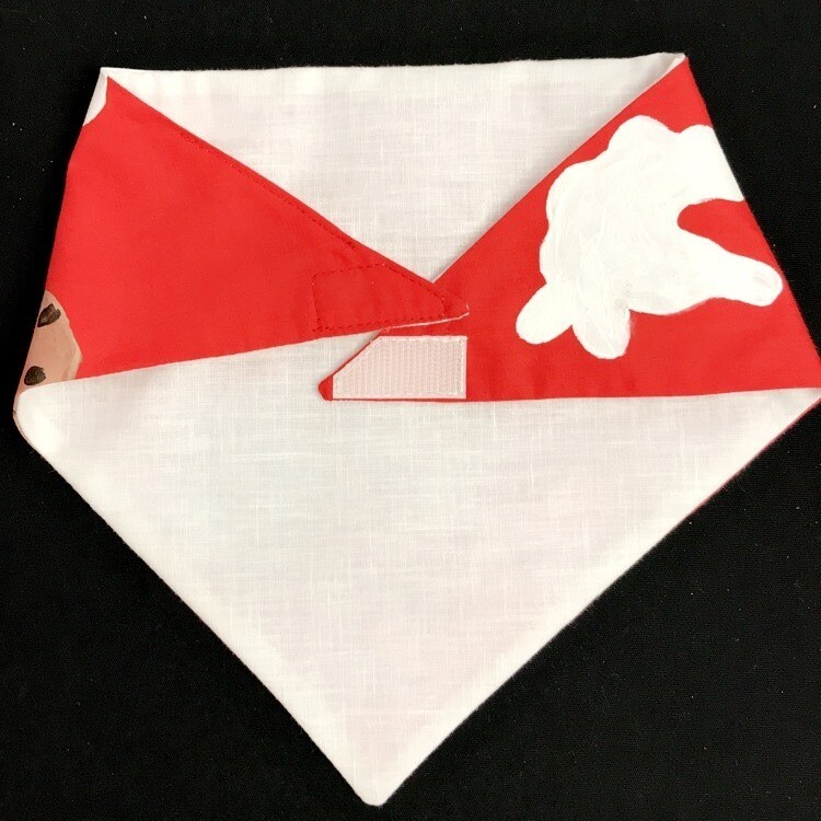 Milk &amp; Cookies Hand-Painted Bandana