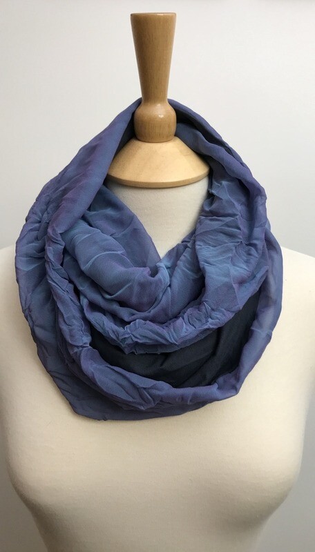 Two-Tone Infinity Scarf