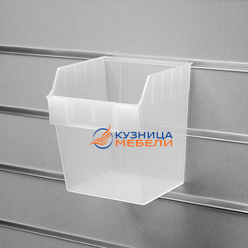 Короб пластиковый прозрачный с местом для ценника
