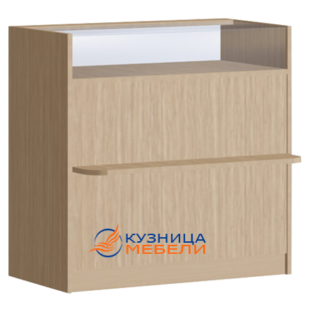 Прилавки эконом (одна полка под стеклом)