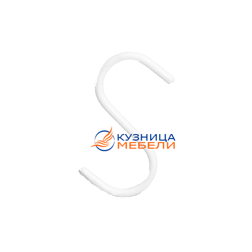 Крючок белый крашеный