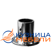 Узел крепления трубы к плоскости (силумин)