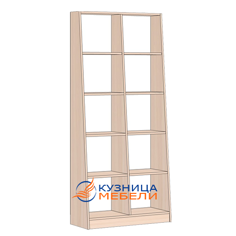 Стеллаж из ДСП ламинированной, оклеенной кромкой ПВХ 0,4 мм