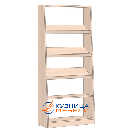 Стеллаж из ДСП ламинированной, оклеенной кромкой ПВХ 0,4 мм