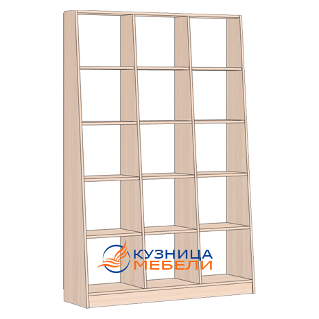 Стеллаж из ДСП ламинированной, оклеенной кромкой ПВХ 0,4 мм