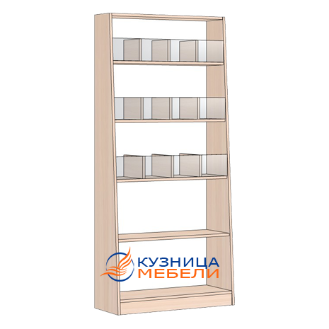 Стеллаж из ДСП ламинированной, оклеенной кромкой ПВХ 0,4 мм – Кондитерский (под конфеты, печенье)