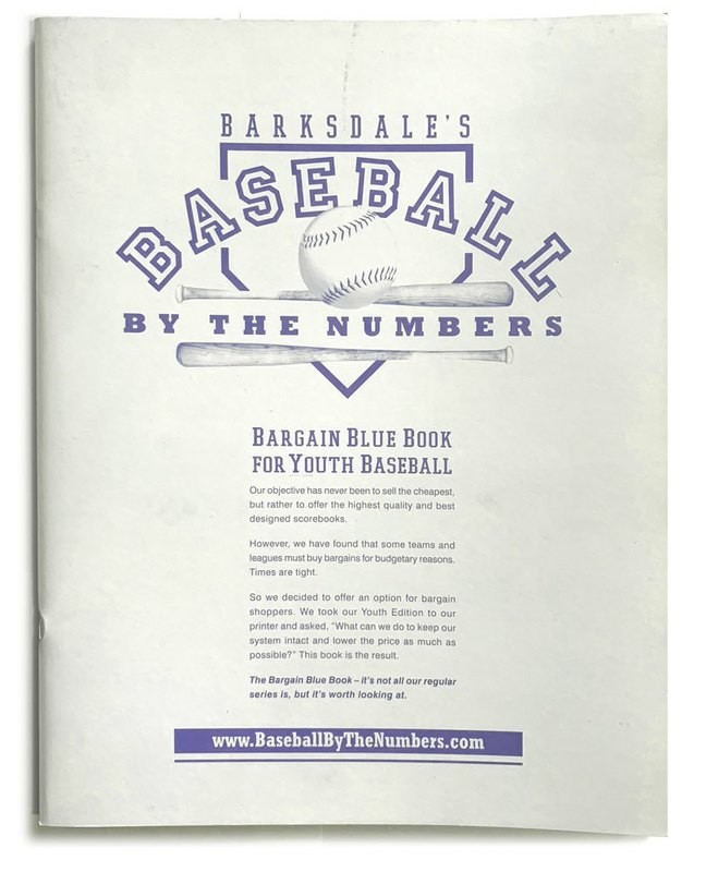 Bargain Blue Book for Youth Baseball