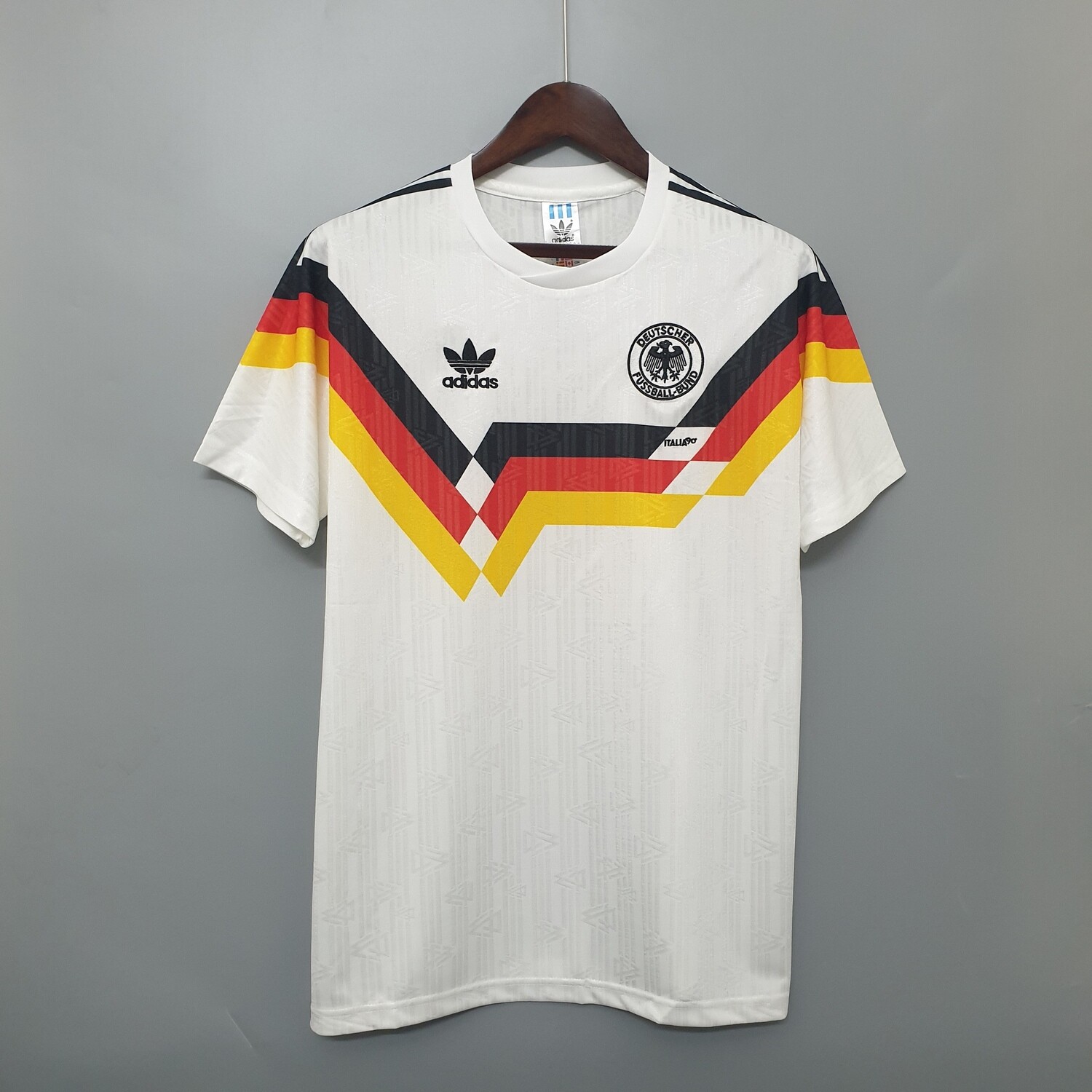 Camisa Adidas Alemanha Retrô-1990