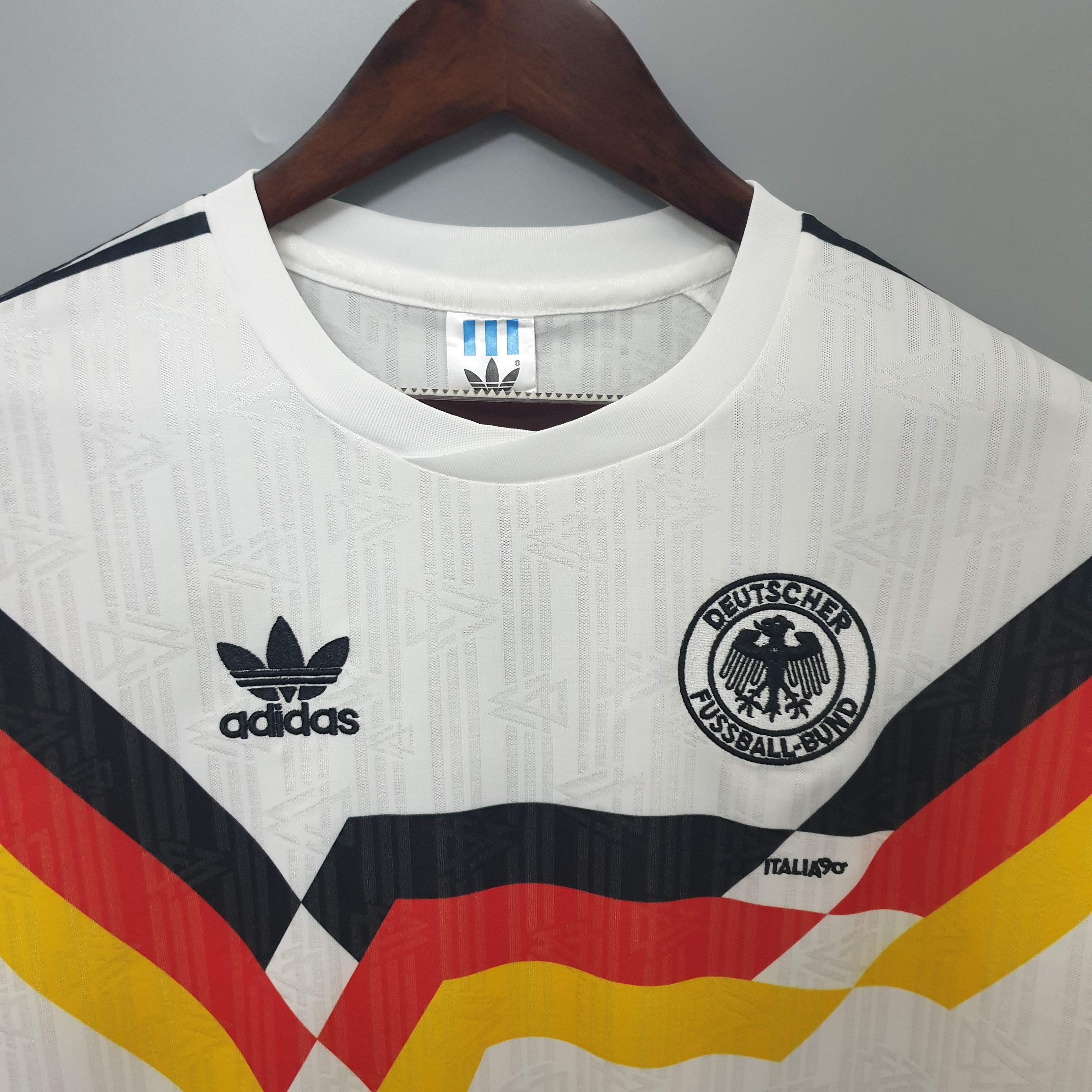 camisa adidas alemanha retrô 1990