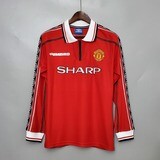 Camisa Manchester United Manga Longa  98/99