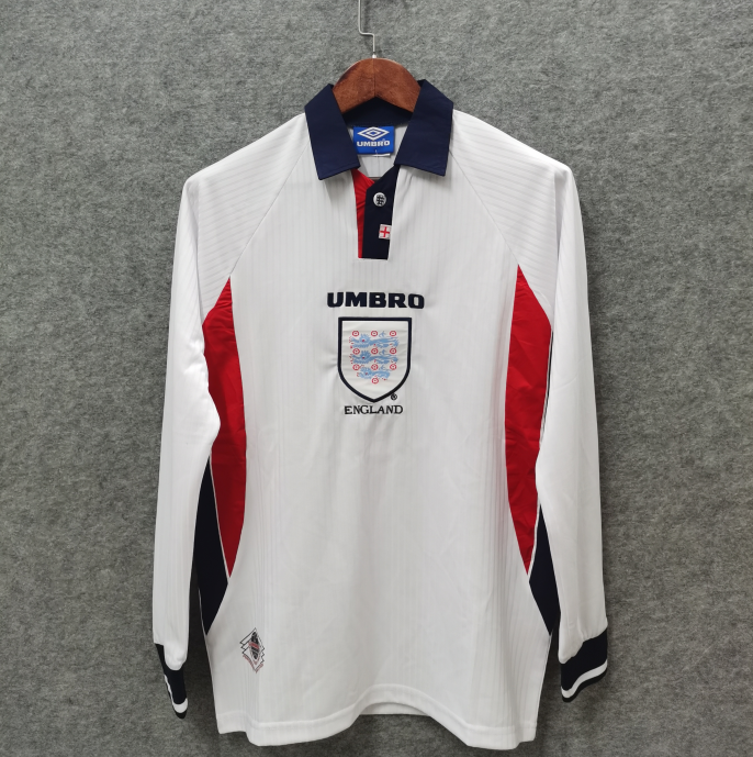 Camisa  1998 Inglaterra Manga Longa