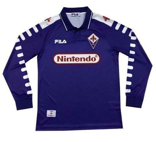 Camisa Retrô Fila Fiorentina 1998/1999 - Manga Longa