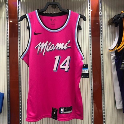 Regata Basquete NBA Miami Heat Vice Numero 14 HERRO Rosa