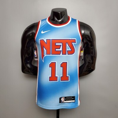 Regata NBA Brooklyn Nets  IRVING # 11  Retro Edição Limitada Azul