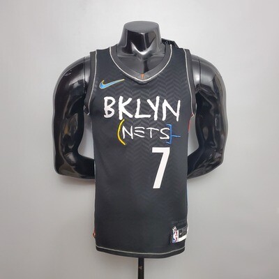 Regata Brooklyn Nets City Edition Black  Durant # 7