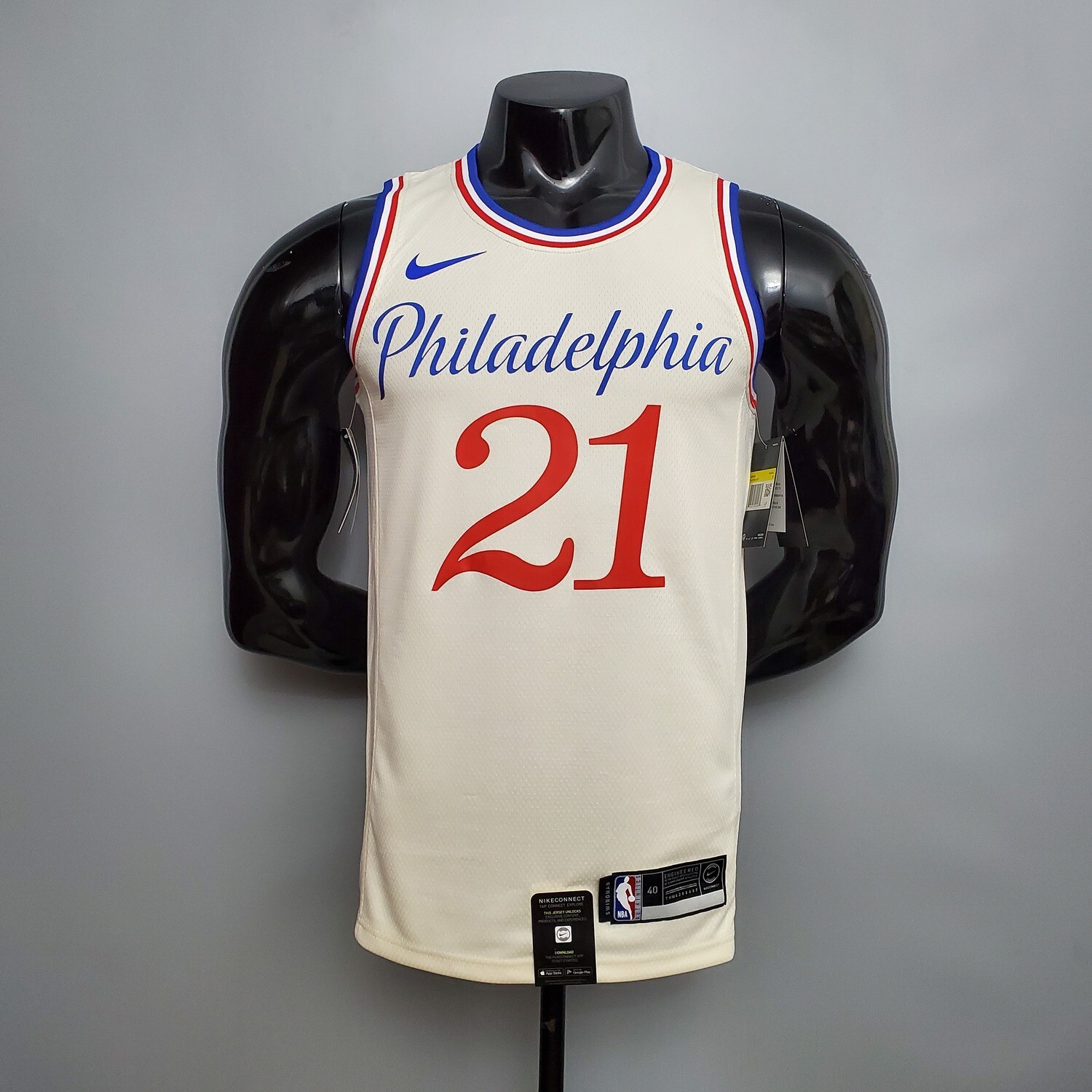 Regata Philadelphia 76ers City Edição limitada  EMBIID # 21