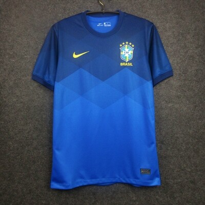 Camisa Seleção Brasil II 20/21 Torcedor Nike Masculina - Azul e amarelo Pronta Entrega