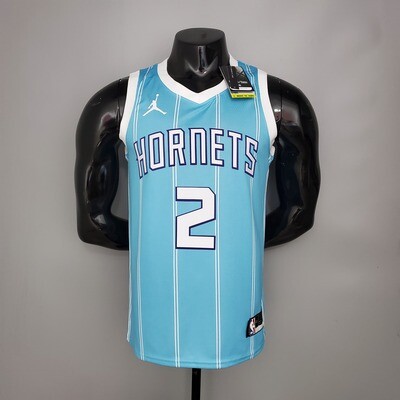 Regata  Charlotte Hornets Jordan Blue - BALL #2