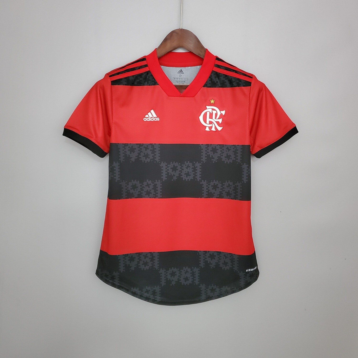Camisa Flamengo Feminina Jogo 1 Adidas 2021