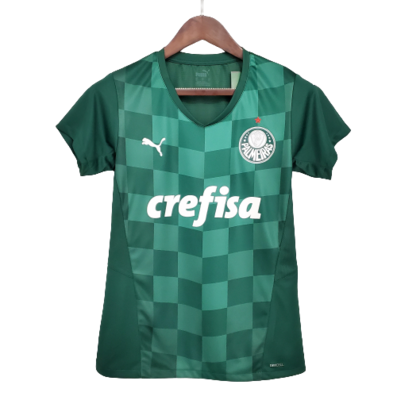 Camisa Palmeiras I 21/22  Torcedor Puma Feminina - Verde