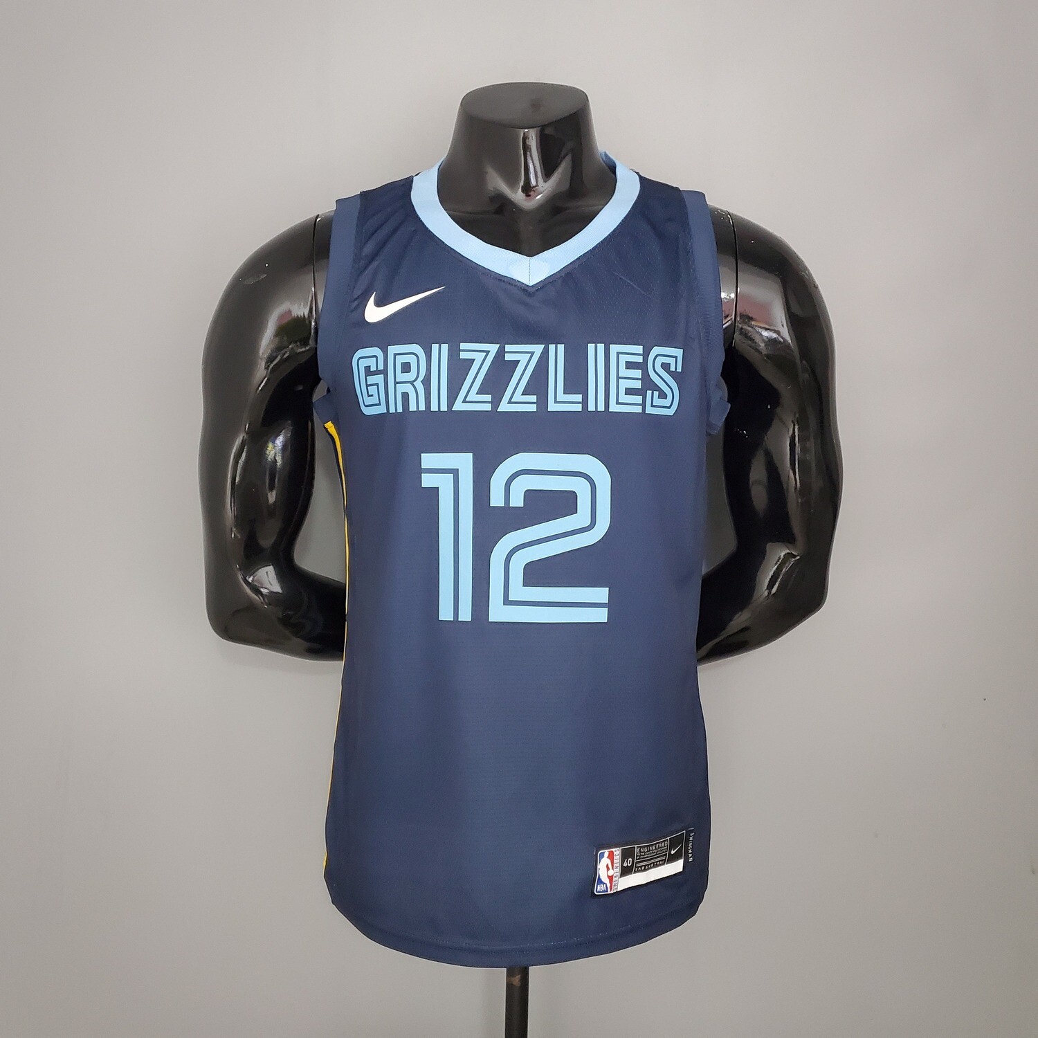 Regata Memphis Grizzlies City Edition blue - Morant #12