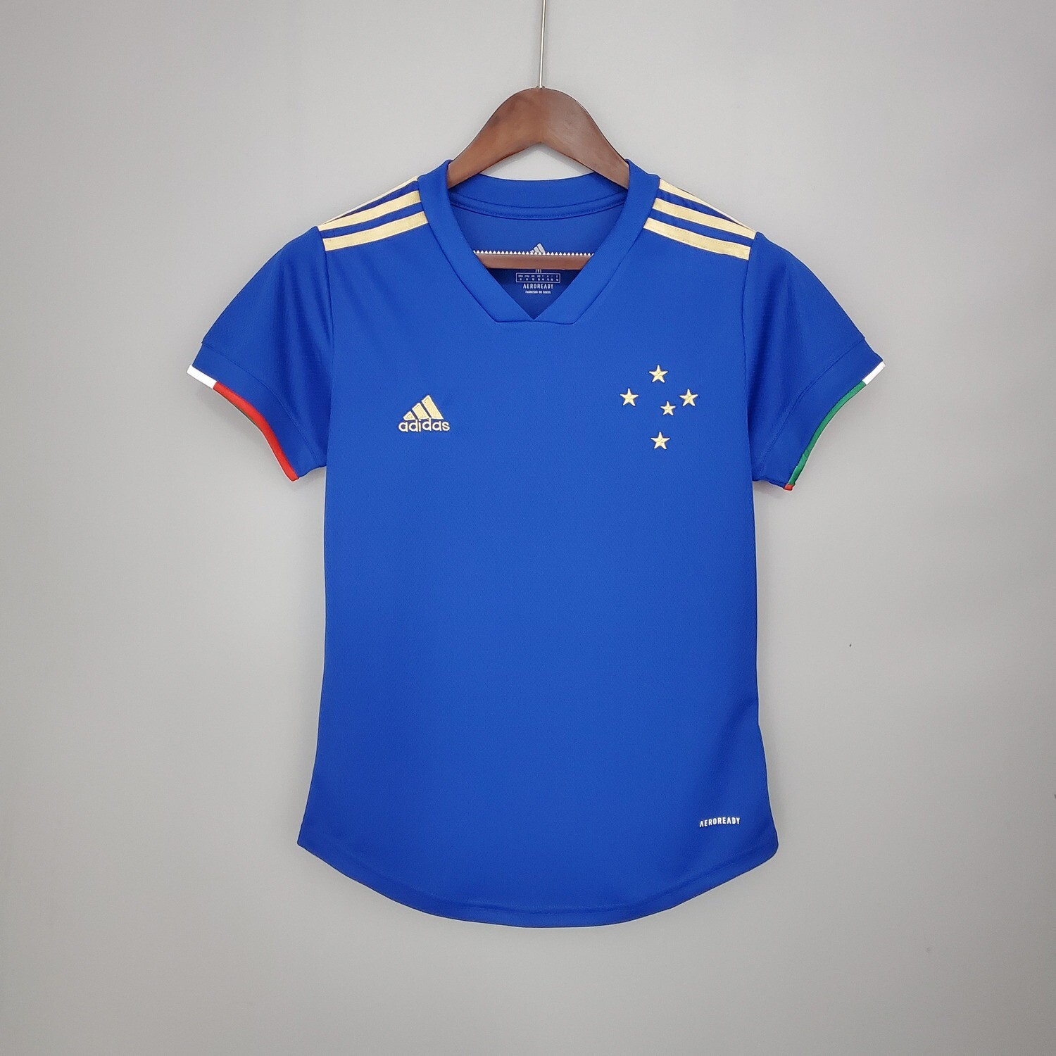 Camisa Adidas Cruzeiro I 2021 Feminina