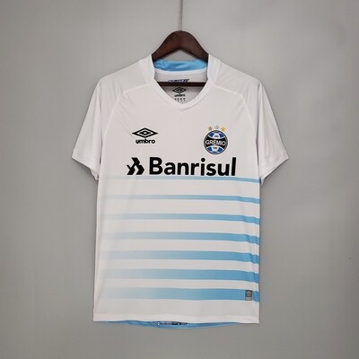 Camisa Grêmio II 21/22  Torcedor Umbro Masculina - Branco+Azul