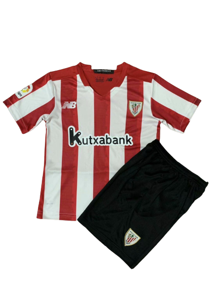 kit Camisa Athletic Bilbao Home 2020/2021 Infantil + Short