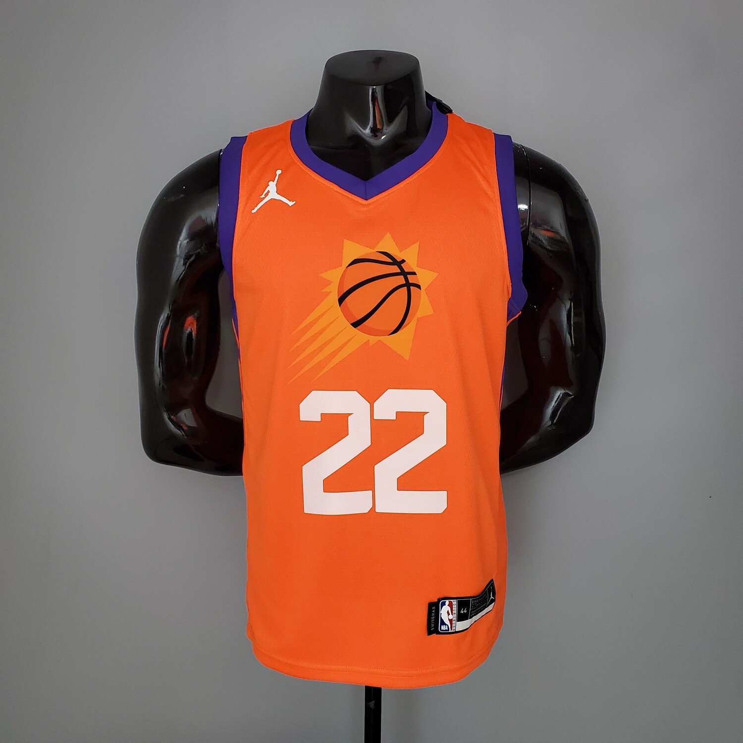 Regata NBA Phoenix Suns Purple - AYTON # 22 ordan Theme Orange 2021