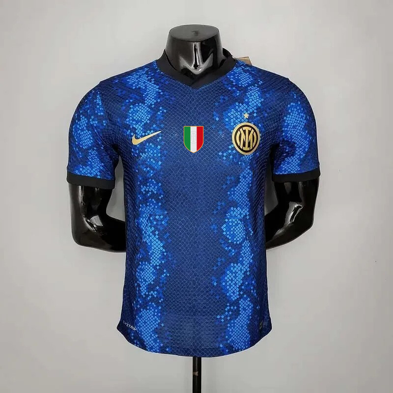 Camisa Inter de Milão Home 2021-2022 Nike Jogador patch scudetto