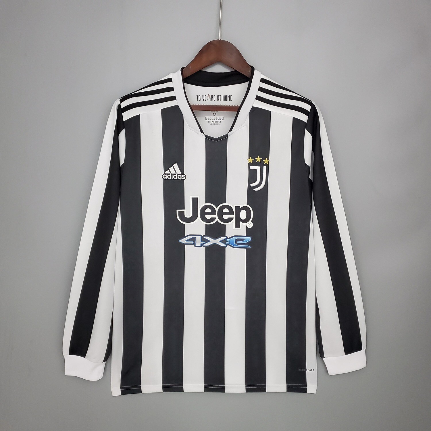 Camisa Manga Longa Juventus 2021-2022 Adidas Home