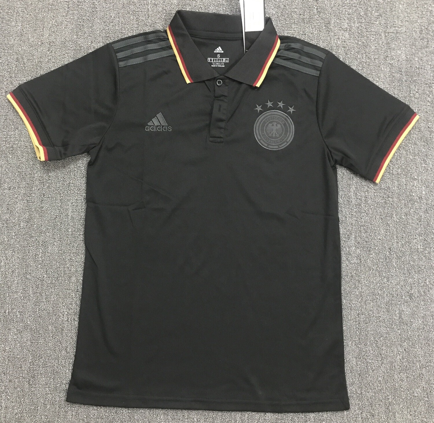 Camisa Polo Alemanha Preto