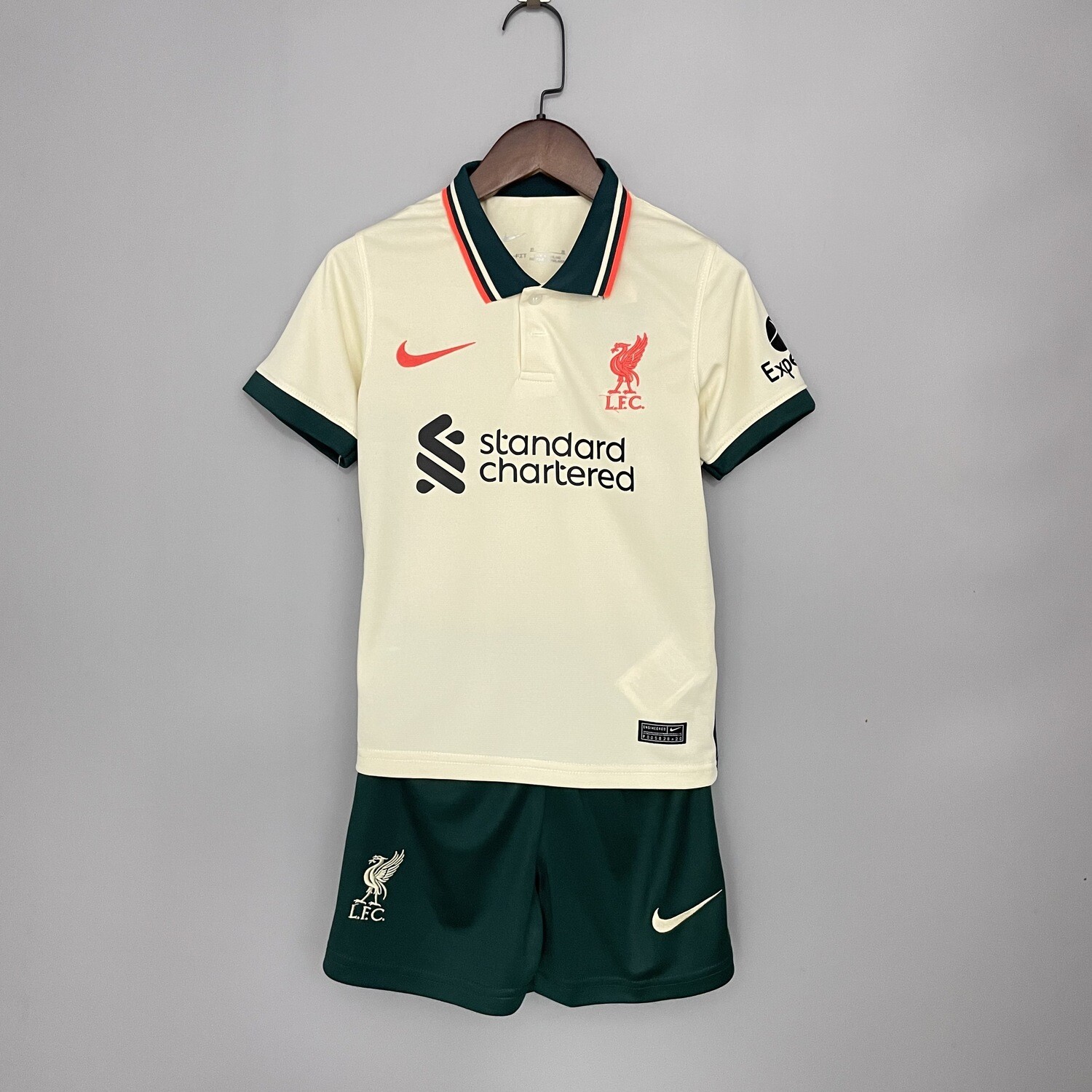 kit Camisa Liverpool Nike Infantil 2021/2022 away