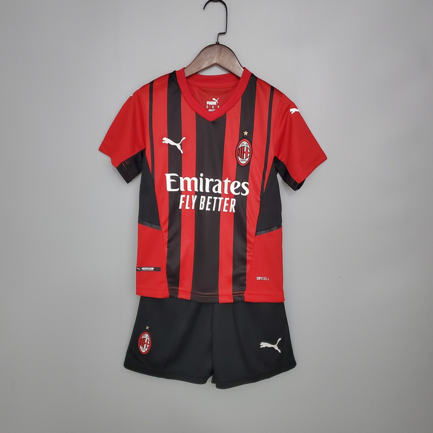 kit Camisa Milan  Puma 2021/2022 Infantil Home