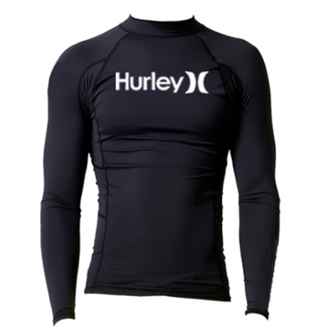 Camiseta Surf Hurley Com Proteção Solar- Preto