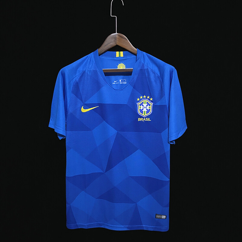 Camiseta Seleção Brasileira Away 2018 Nike Azul