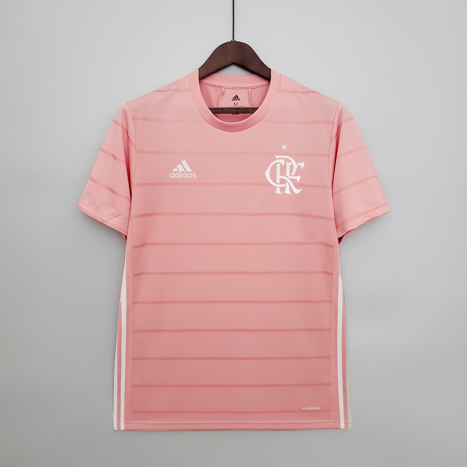 Camisa Flamengo Outubro Rosa 21/22 Torcedor Adidas Masculina - Rosa