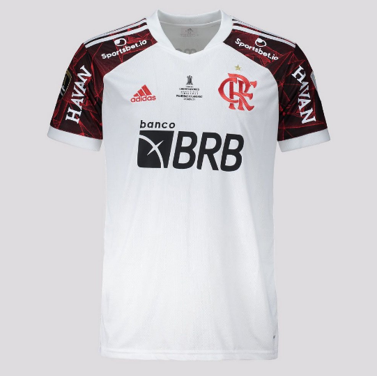 Camisa Flamengo Torcedor Final Libertadores 2021 com patch libertadores e todos patrocínios